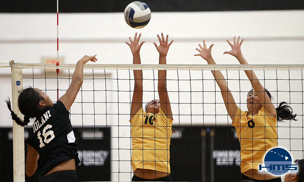 Iolani def. HBA 25-23, 25-17 in girls varsity two volleyball