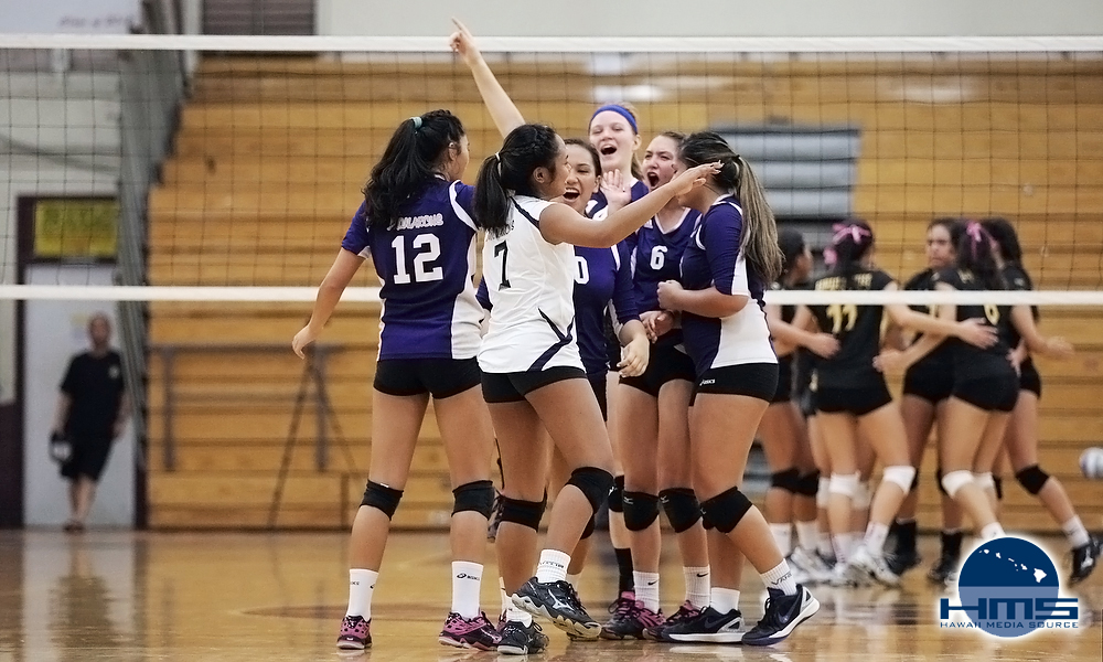 HHSAA Girl's Volleyball Damien vs HBA 10-29-15 Photo by Matt Hirata/Hawaii Media Source