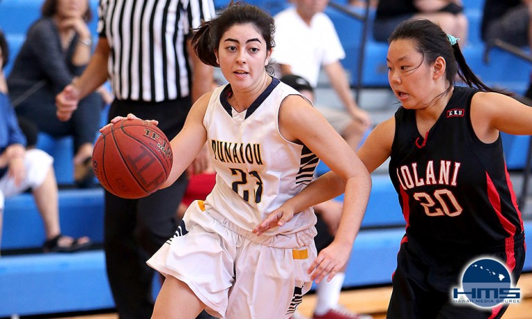 Iolani def. Punahou 51-35 in Girls Division 1-AA Basketball