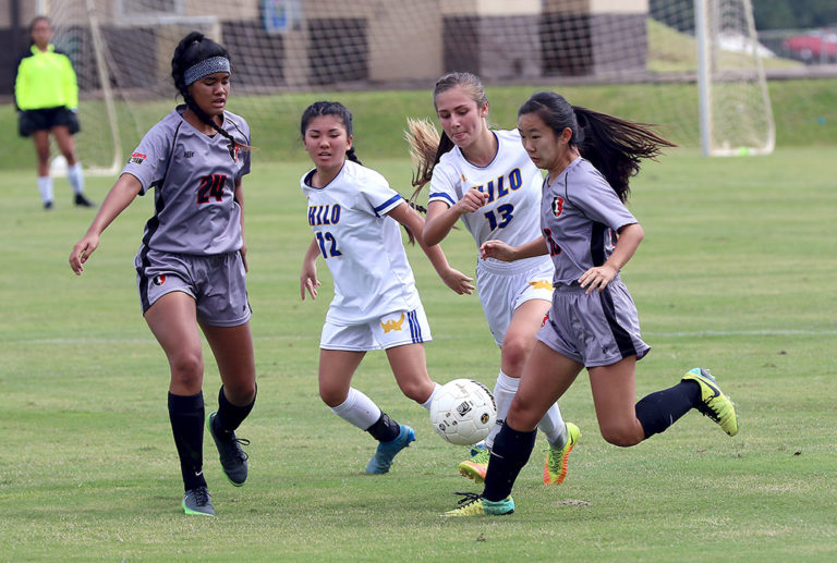 Girls D1 State Soccer 1st Round: Iolani def. Hilo 3-0