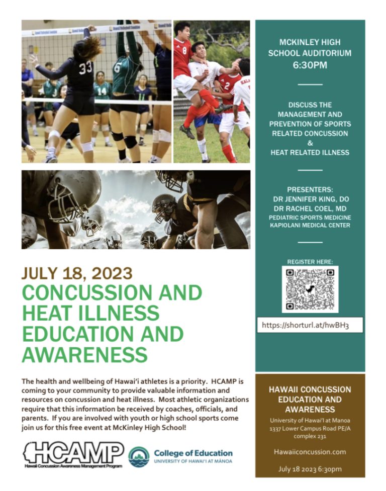 Free Education Event on Concussion & Heat Illness